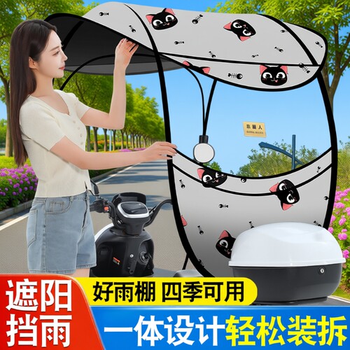 新款防风雨电动摩托车