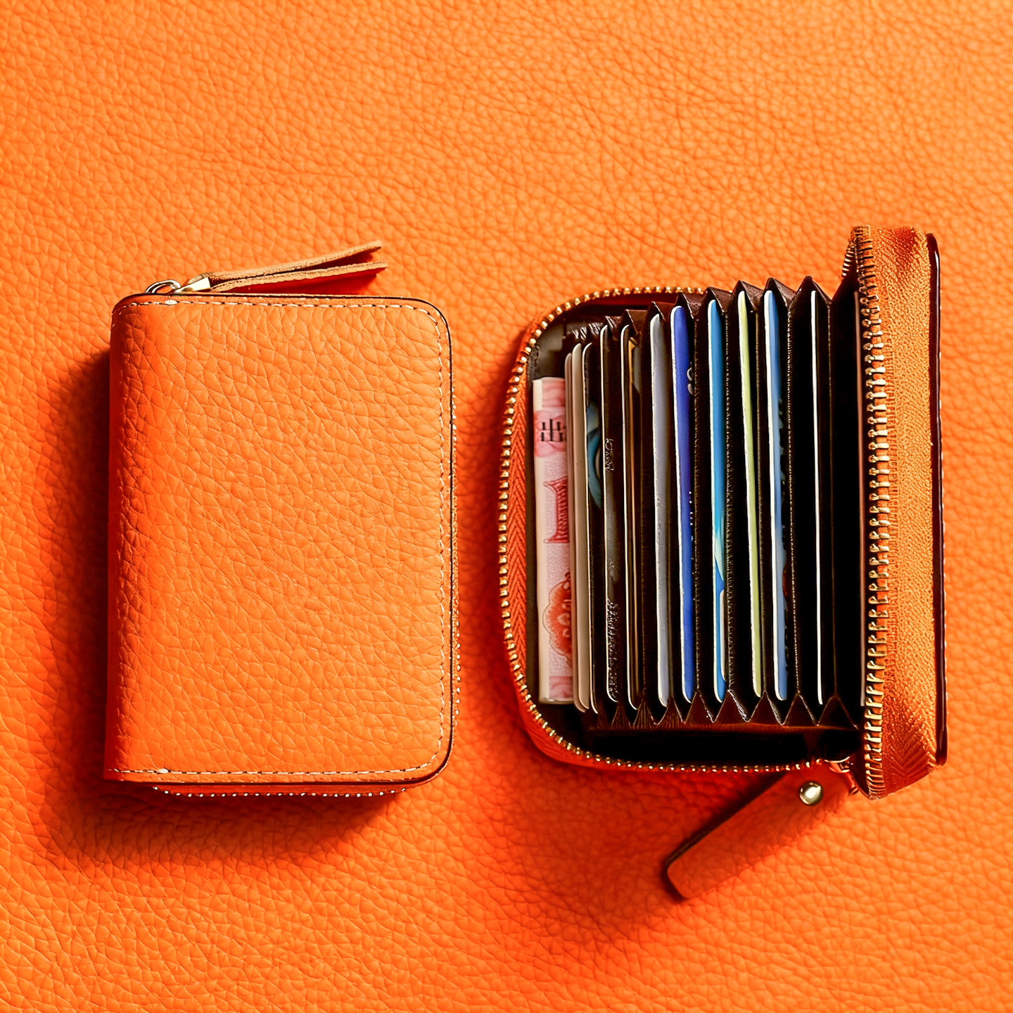 2026新款卡包女轻薄小巧高级感多卡位零钱包二合一卡套证件收纳包