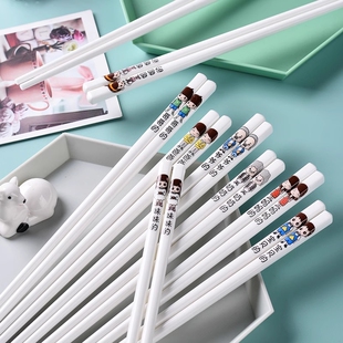 家庭2025新款陶瓷筷子一人一筷一家人亲子家用快子个人不发霉奶奶