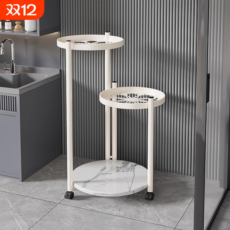 客厅落地式绿萝摆放架花架子2025新款轻奢高级感托架阳台花盆架子