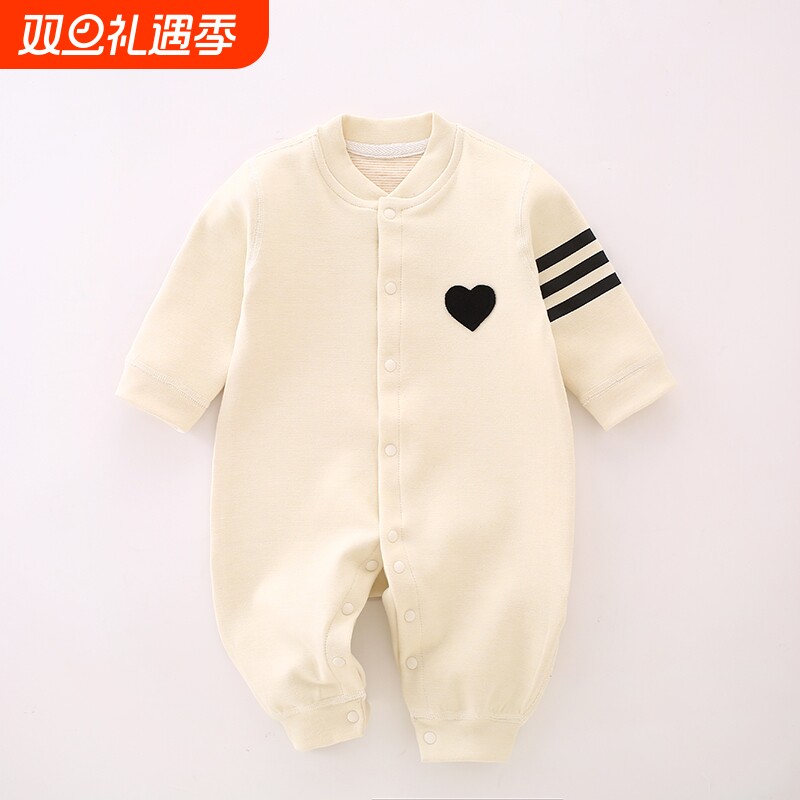 婴儿连体衣秋冬保暖哈衣