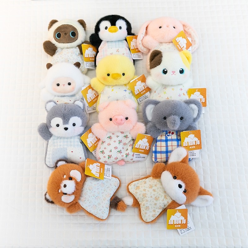 超软动物系列桌伴玩偶毛绒公仔超软桌子摆件玩偶布娃娃公仔玩具