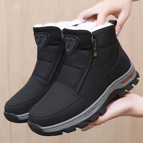 老北京布鞋冬老人棉鞋男加绒保暖羊毛鞋防滑爸爸鞋雪地靴纯羊毛