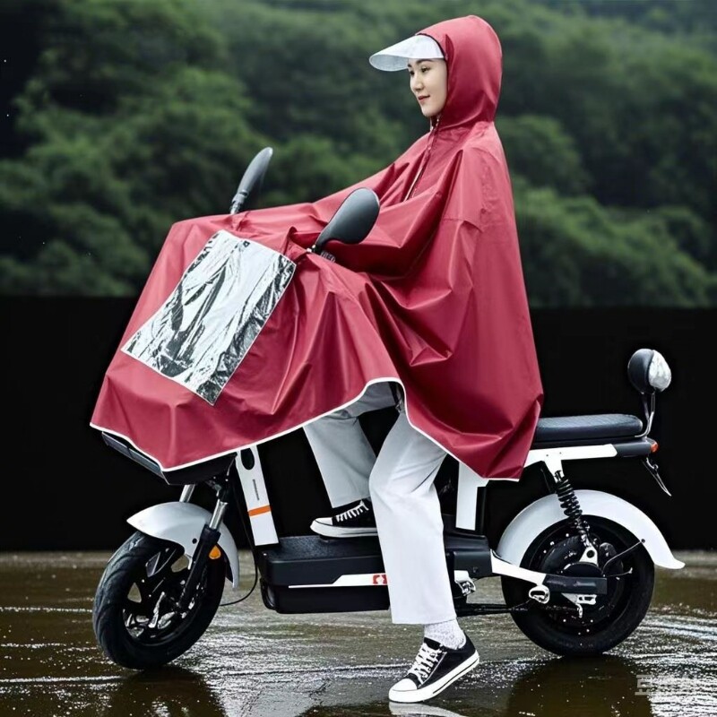 雨衣电动车专用单人雨披女款成人小电瓶车防暴雨男摩托自行车雨披