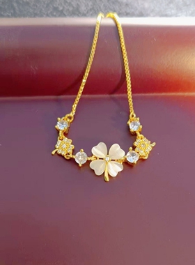 四叶草手链女小拉j设计感