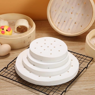 蒸笼纸不粘防油防水双面硅油纸食品级烘焙纸包子纸一次性蒸笼布