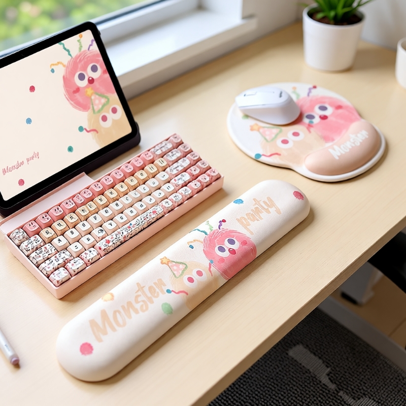 鼠标垫护腕女生可爱消除鼠标手