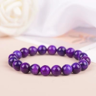 礼物 千禧之石手链苏纪串二代款 爆款 仿舒俱来手串南非皇家紫男女款