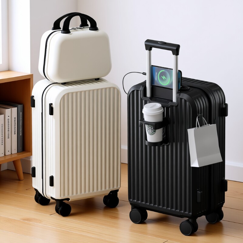 行李箱密码箱男拉杆箱女大容量20登机学生26寸旅行结实性价比充电