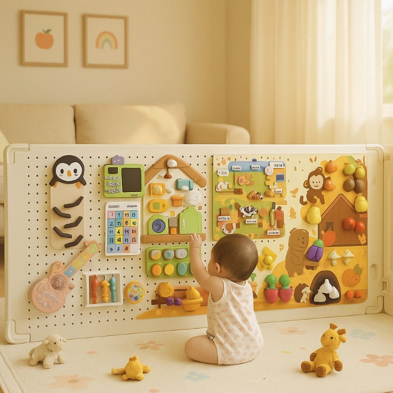 宝宝玩具忙碌板早教益智玩具