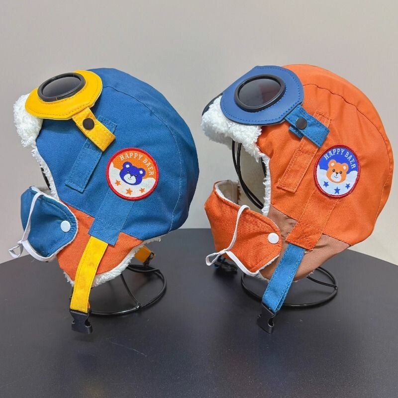 儿童帽子冬季男童女孩宝宝雷锋帽防风护耳冬天加厚保暖口罩滑雪帽