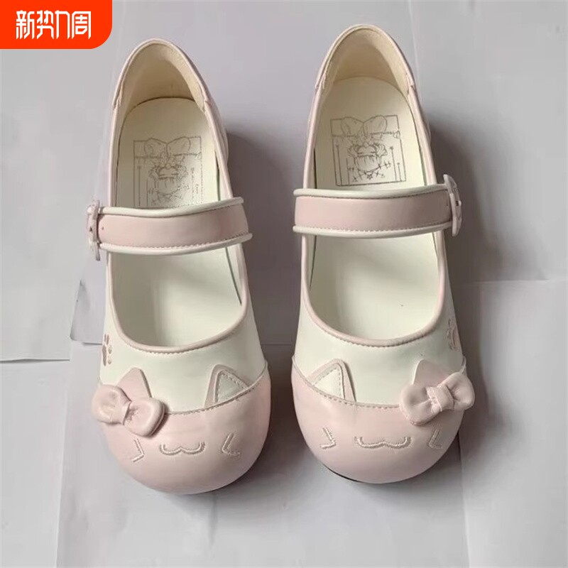 小众原创Lolita鞋女鞋可爱日系圆头平底皮鞋lo鞋jk制服单鞋