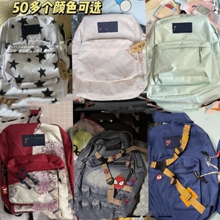 2025双肩包书包男女款美式网红初中高中生学生书包大容量防水背包