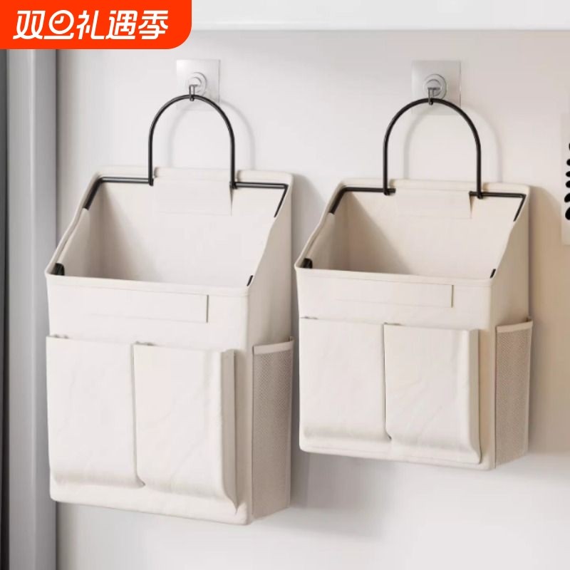 床上收纳挂袋学生宿舍墙上挂式储物袋寝室床头挂式置物架好物神器