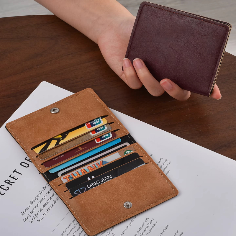 2025新款卡包女超薄小巧银行证件卡套简约多卡位卡片夹装卡大容量