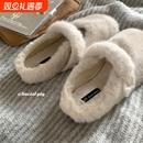 精致感~加绒毛毛鞋女 | 外穿秋冬季懒人鞋豆豆棉鞋玛丽珍单鞋