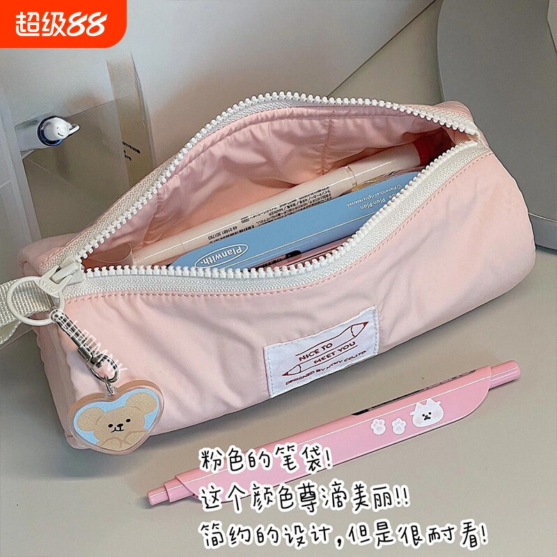 韩系简约文具袋ins日系笔袋文具图片