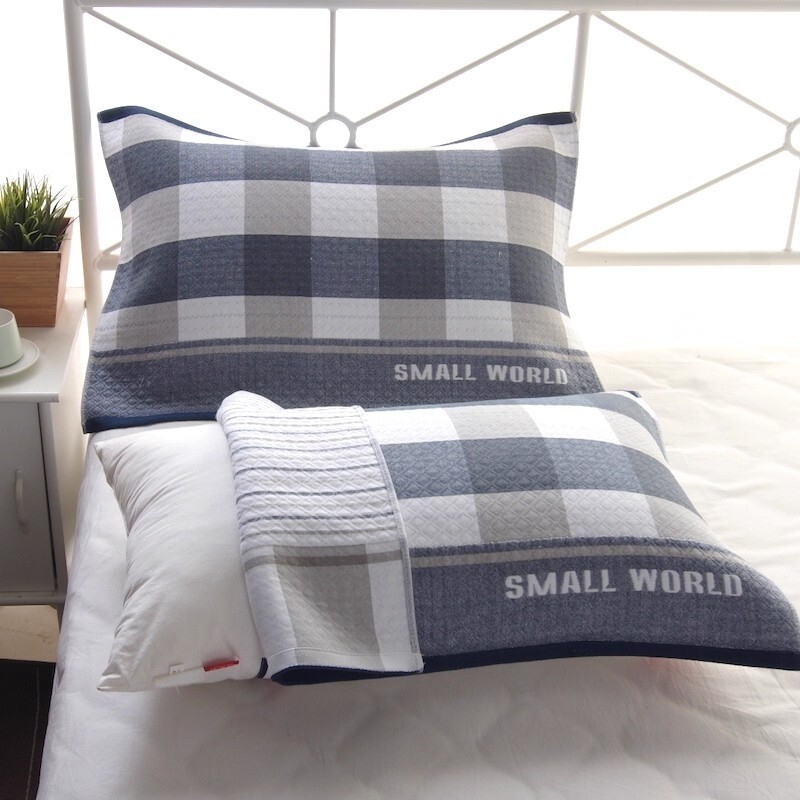 棉枕巾枕头巾一对装纱布加大加厚四季学生男成人情侣盖巾吸汗枕套