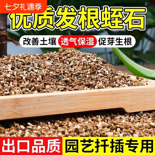蛭石扦插用养花专用黄金麦饭石颗粒赤玉土育苗专用土多肉孵化园艺