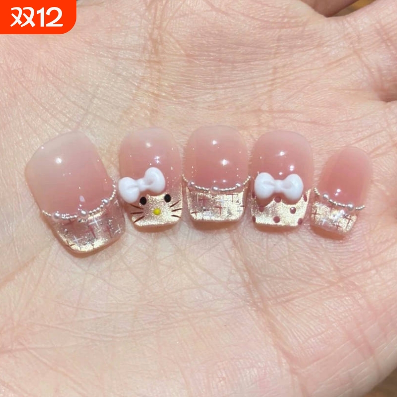 美甲蝴蝶款立体猫眼|千人加购