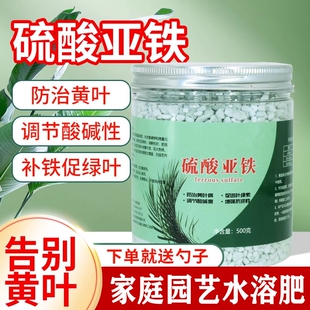 硫酸亚铁花肥料通用型酸性土壤植物营养液流盆栽专用水溶肥磷酸