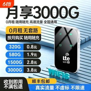 智能wifi移动无线wifl6便携式免插卡2026新款路由器全国通用流量