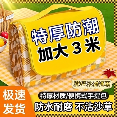户外防潮垫加厚防水草坪帐篷