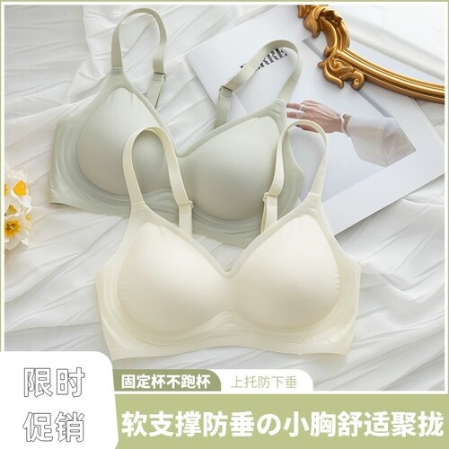 外扩内衣女聚拢小胸显大漫画胸