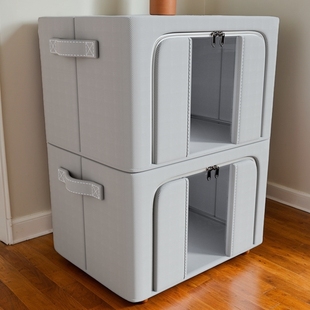 4个装 衣物被子大容量箱子盒储物神器 衣服整理箱收纳箱家用衣柜装