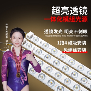 led灯条长条灯带超亮灯珠贴片改造灯板客厅替换光源吸顶灯灯芯盘