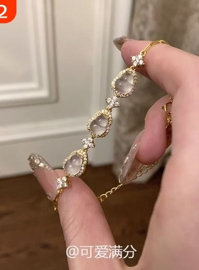 【金财福禄】中式清透葫芦手链女精致贵气千金感小众轻奢设计手饰