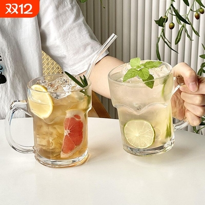 玻璃简约风大容量玻璃杯破损包赔
