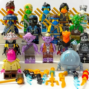 擂台赛新元素大师吉欧祖尔地震大师国产毒气大师幻影忍者拼装玩具