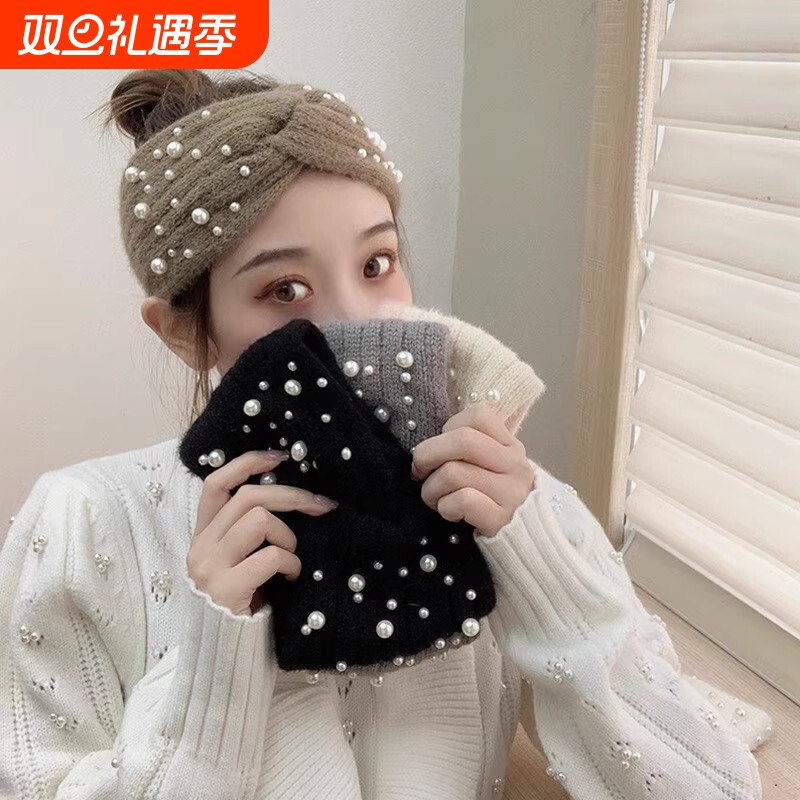 防风抹额护脑门女保暖冬季遮额头