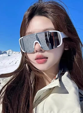 登山护目镜墨镜可套近视镜套镜户外防风雪山防紫外线骑行眼镜滑雪