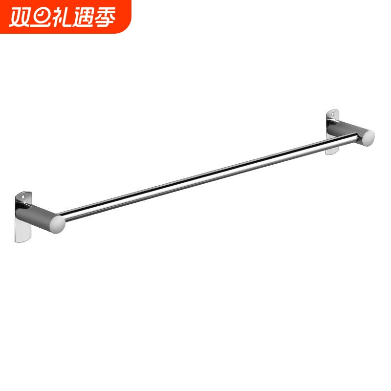 毛巾杆不锈钢卫生间浴室浴巾架拖鞋架免打孔毛巾架打孔免钉承重