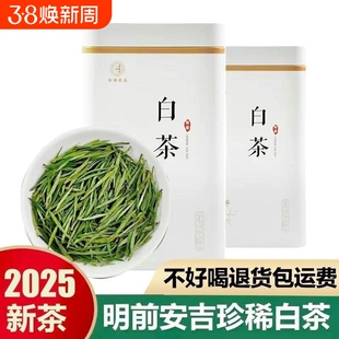 安吉珍稀白茶2025新茶明前一级口粮绿茶正宗特级高山白茶叶自己喝