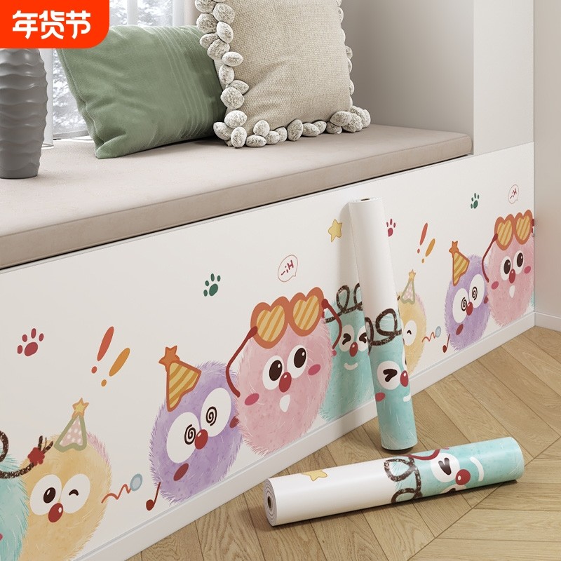 卡通窗台墙面专用墙纸自粘防水防潮墙贴家用卧室贴纸遮丑装饰防霉