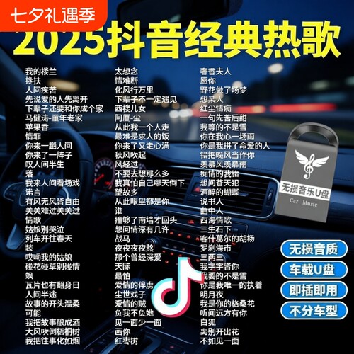 汽车载u盘歌曲2025新款热歌榜柏林之声无损音质音乐U盘经典抖音