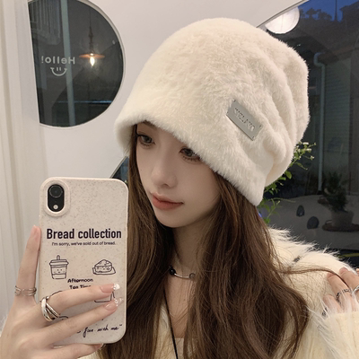 WinnieLee堆堆帽冬季冷帽产后