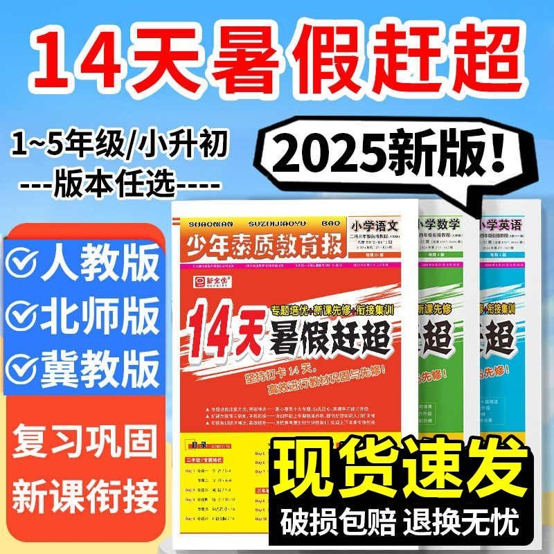 少年素质报14天暑假赶超