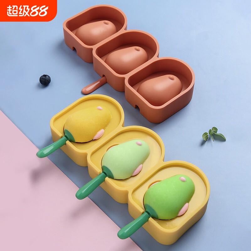 设计小鸟冰棒模具盒食品级儿童家用自制雪糕冰棍冰淇淋冰格制冰器