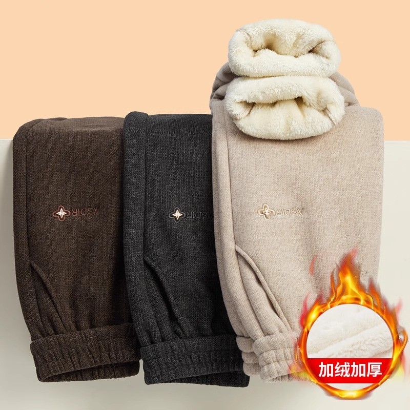 中老年人冬季女裤加绒加厚毛呢裤子妈妈秋冬款奶奶休闲裤羊羔绒,女装/女士精品,中老年女装,淘宝优惠券,粉丝福利购,淘宝优惠卷