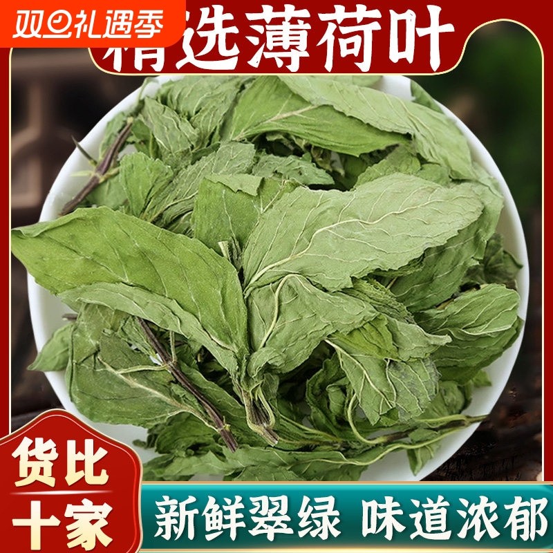 纯天然薄荷中药材新鲜干货薄荷梗薄荷叶薄何茶清凉药用食用泡茶水