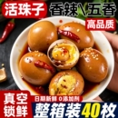 五香活珠子新鲜13天熟鸡胚蛋香辣开袋即食钢化毛蛋毛鸡蛋小吃整箱