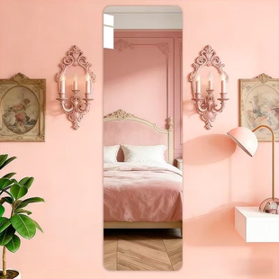 衣柜软镜子贴墙自粘穿衣镜内装 隐形亚克力高清试衣镜子家用全身镜