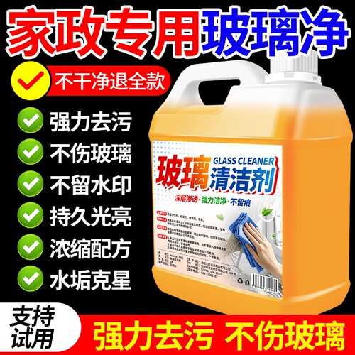 玻璃清洁剂家用擦窗神器玻璃水