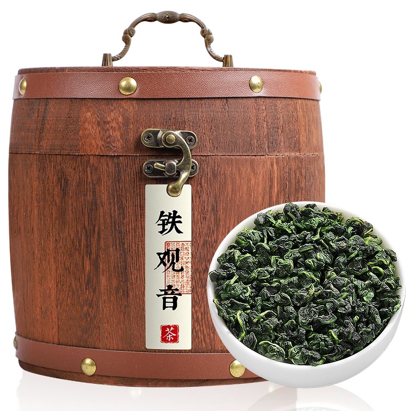 安溪铁观音正宗兰花香浓香型乌龙茶特级茶叶木桶送礼礼盒装,茶,铁观音,淘宝优惠券,粉丝福利购,淘宝优惠卷