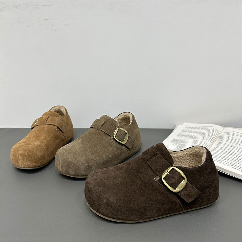 复古勃肯鞋内增高皮带扣冬季