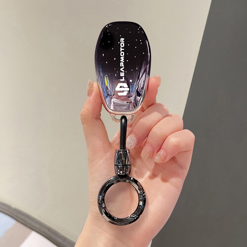 零跑C11钥匙套尊享版汽车扣挂饰T03舒享版保护壳全包个性简约渐变